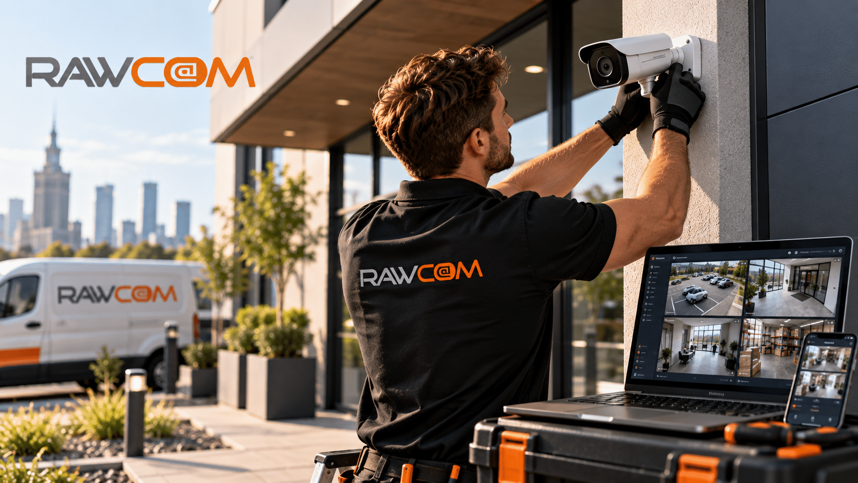 Monitoring CCTV dla firmy – Rawcom